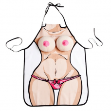 Sexy Kitchen Apron Naked Lady Boobs Funny Creative Cooking BBQ 3D Willy Apron Gag Gift Hen Party Gifts